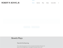 Tablet Screenshot of bowie.com